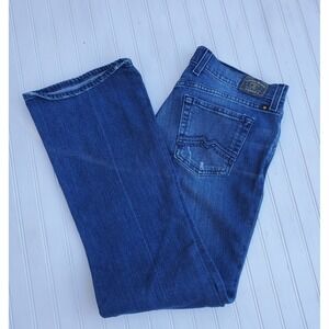 Lucky Brand Jeans Sweet N Low Boot Cut Dark‎ Wash Blue Mid-Rise Women Sz 8/29